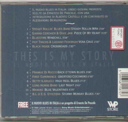 This Is My Story Vol.1 1995 Il Nuovo Blues In Italia
