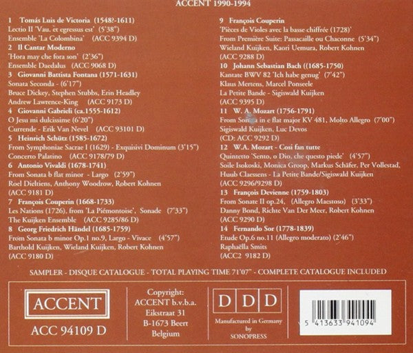 Sampler Accent 1990-1994