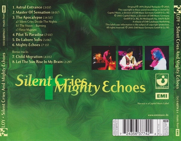 Silent Cries And Mighty Echoes