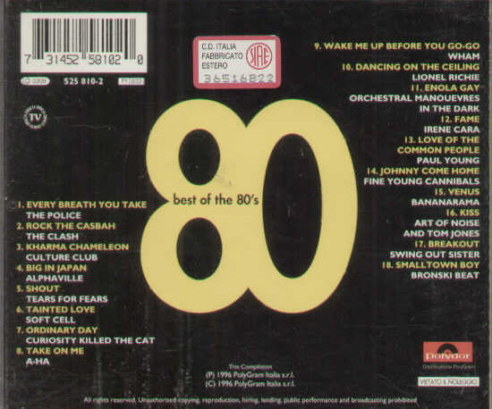 Best Of The 80