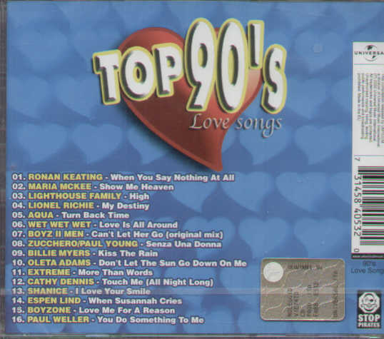 90`S Love Songs
