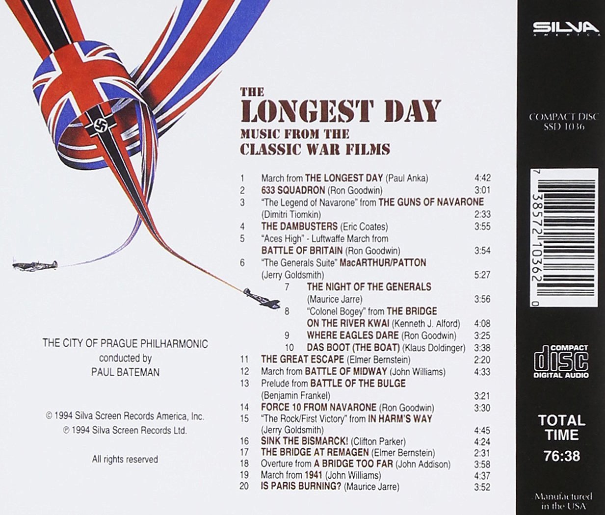 Longest Day Music From The Classic War Films