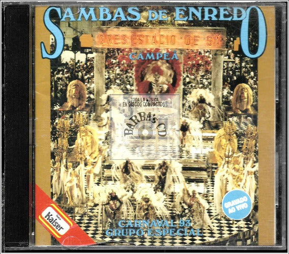 Sambas De Enredo Carnaval 93 Grupo Especial
