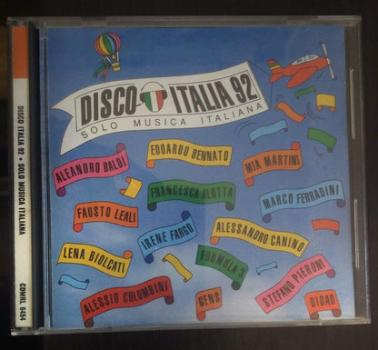 Disco Italia 92 Solo Musica Italiana