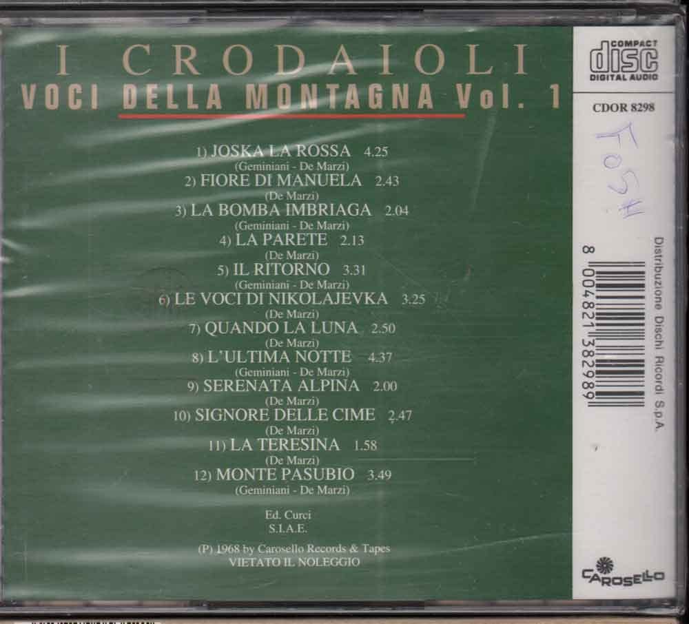 Voci Della Montagna Vol.1
