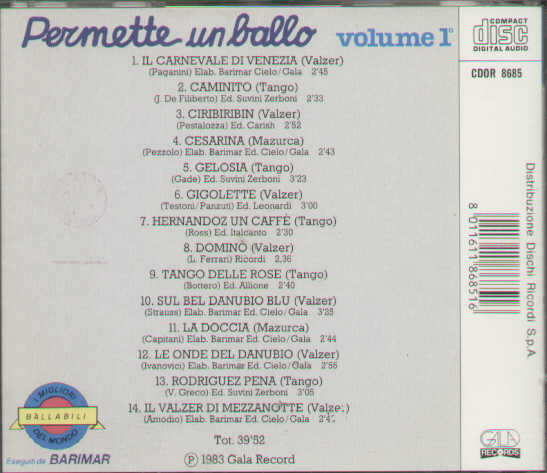 Permette Un Ballo Vol.1