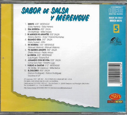 Sabor De Salsa Y Merengue Vol.5