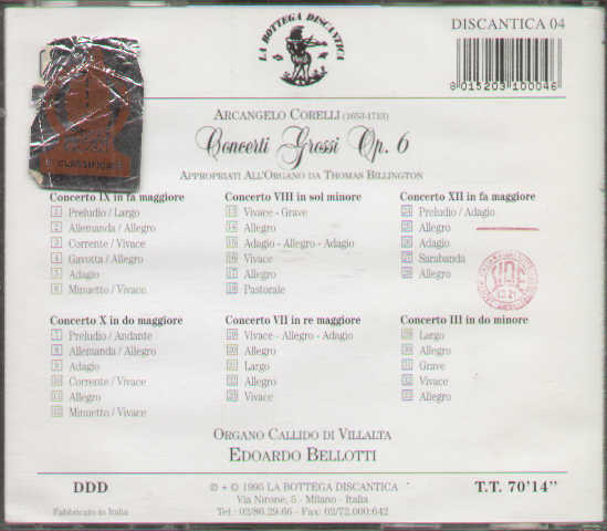 Concerti Grossi Op.6