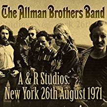 A & R Studios New York 26Th August 1971