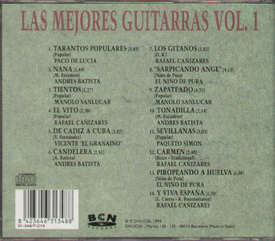 Las Mejores Guitarras Vol.1