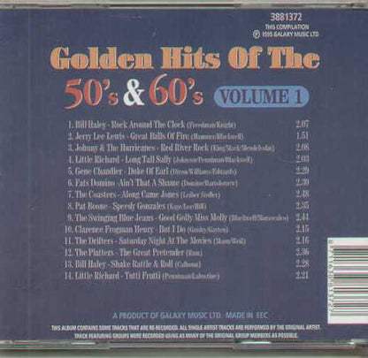 Golden Hits Of The 50'S & 60'S Volume 1