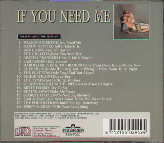 If You Need Me