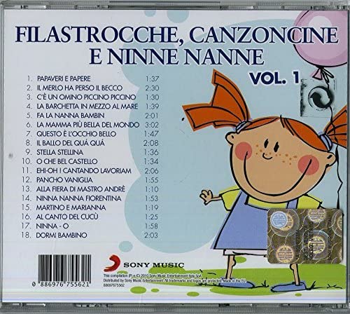 Filastrocche Canzoncine E Ninne Nanne Vol.1