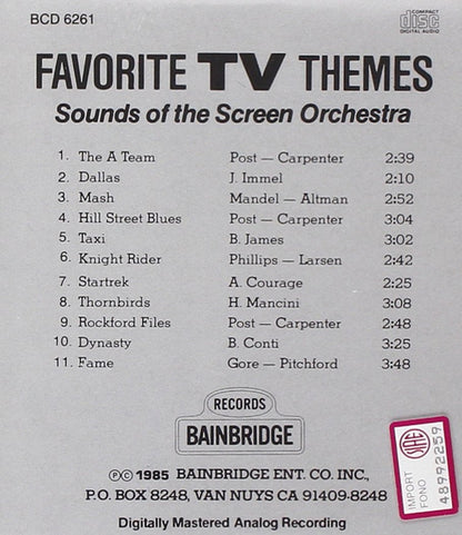 Favorite Tv Themes