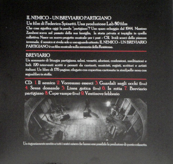 Breviario Partigiano Cd+Dvd Boxset Limited Edition