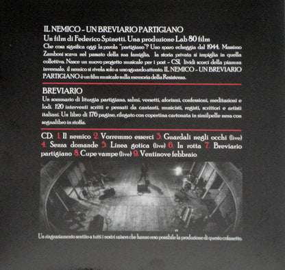 Breviario Partigiano Cd+Dvd Boxset Limited Edition