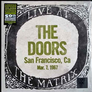 Live At The Matrix Mar.7 1967 Rsd 2017 Limited Edition