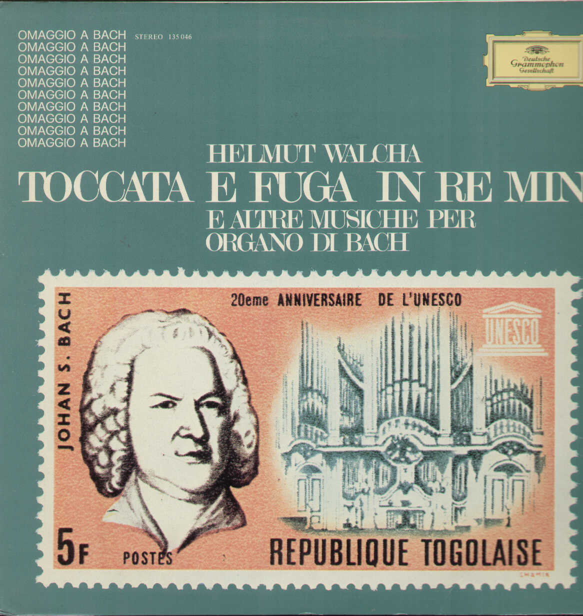 Toccat E Fuga In Re Min. E Altre Musiche Per Organo Di Bach