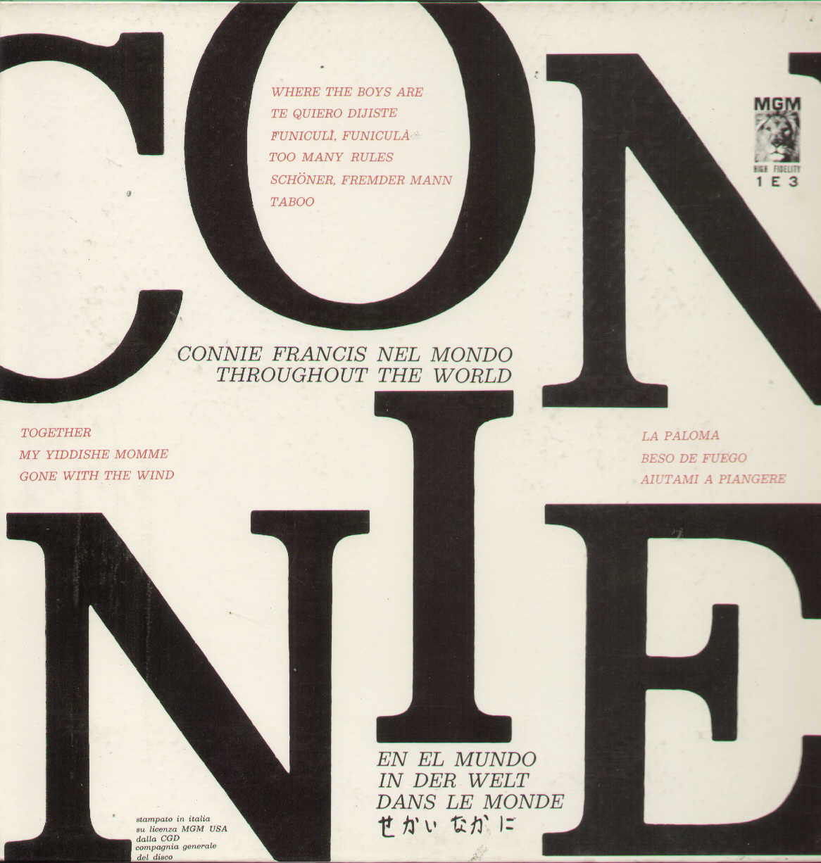 Connie Nel Mondo