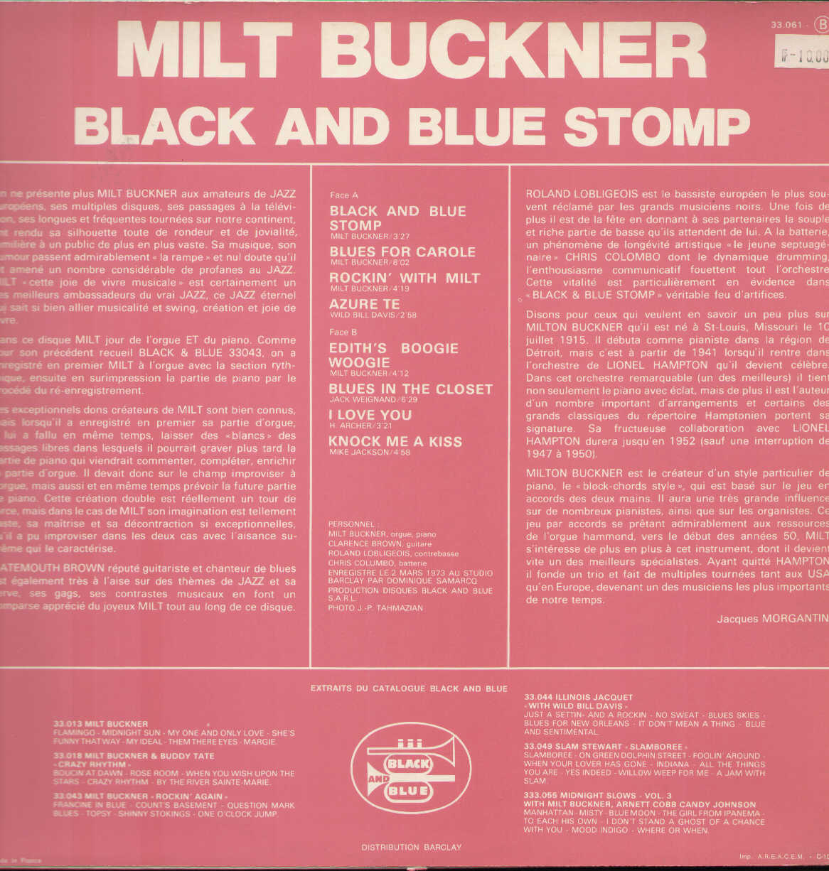 Black And Blue Stomp
