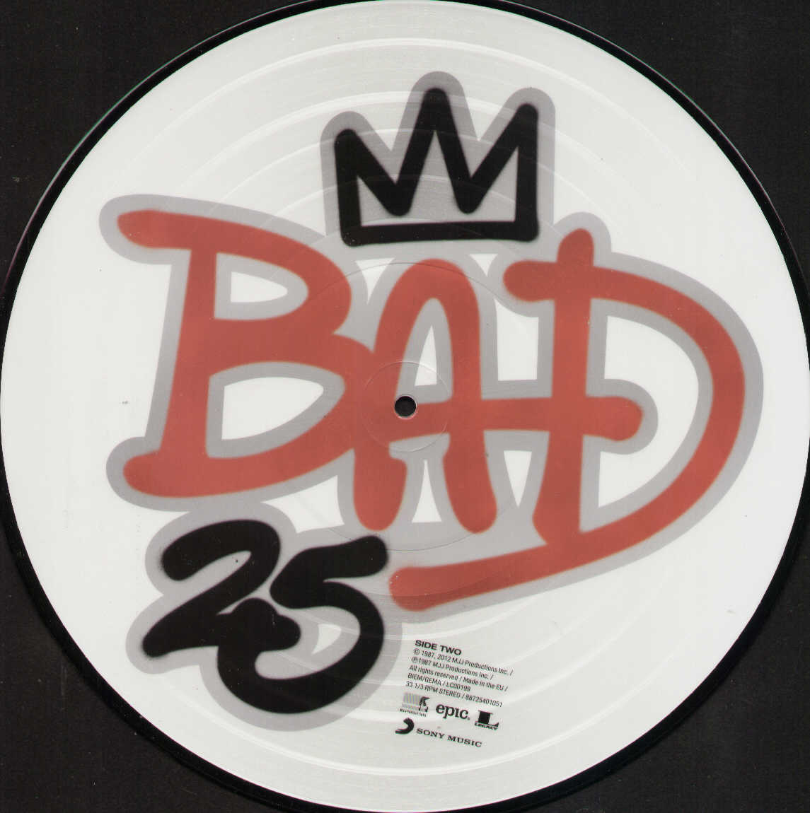 Bad 25 Picture Disc