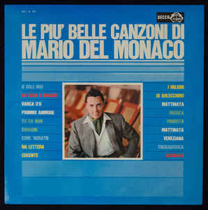 Le Più Belle Canzoni Di Mario Del Monaco