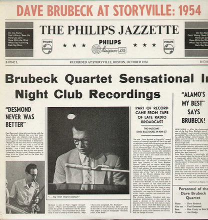 Dave Brubeck At Storyville 1954