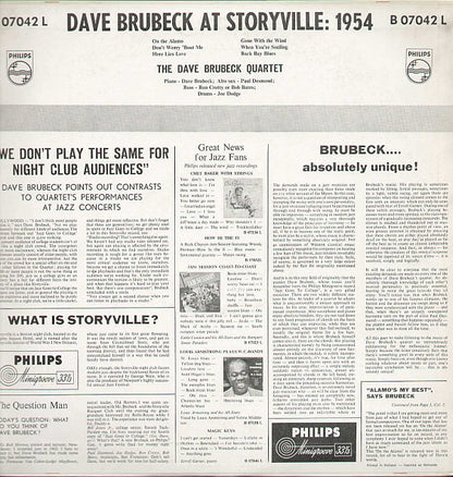 Dave Brubeck At Storyville 1954