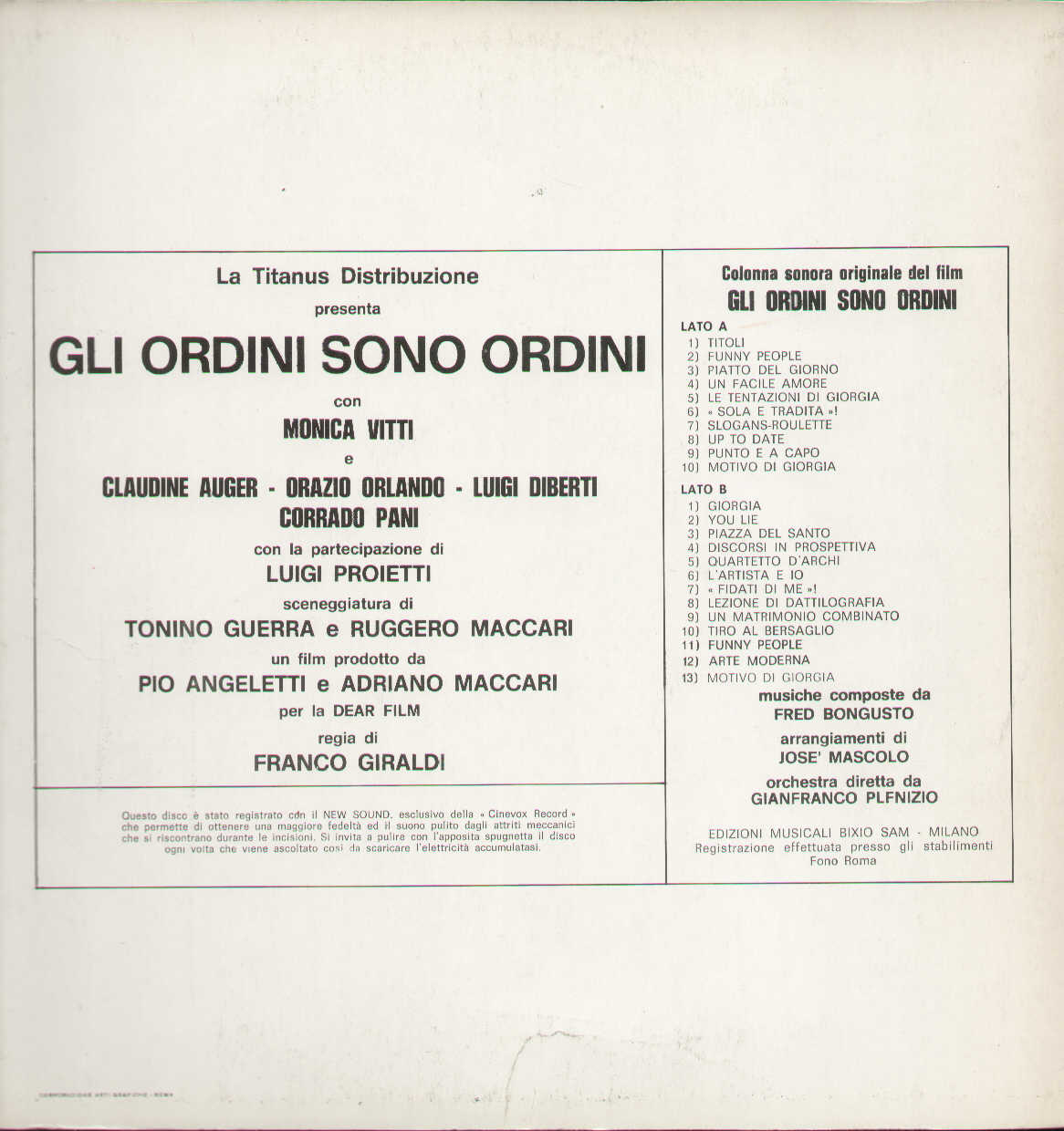 Gli Ordini Sono Ordini