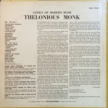 Genius Of Modern Music Volume 1