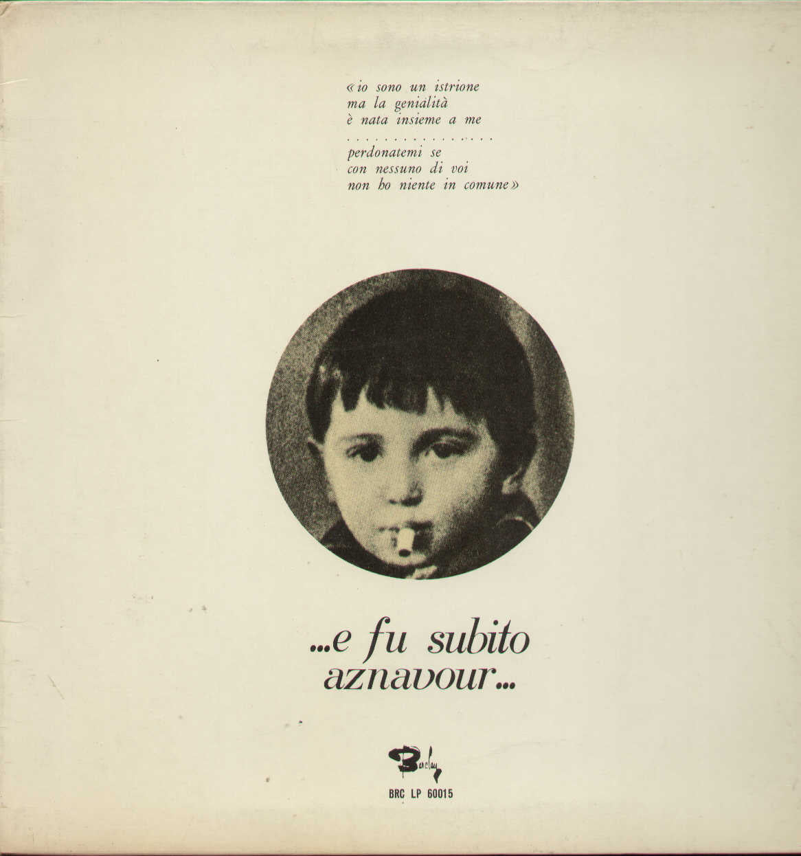 E Fu Subito Aznavour