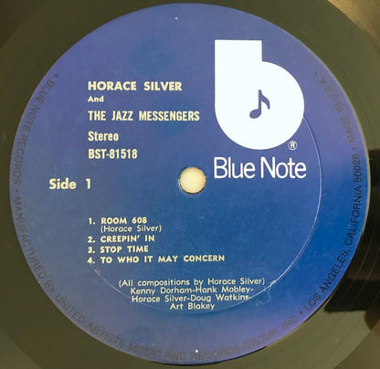 Horace Silver And The Jazz Messengers Bst81518