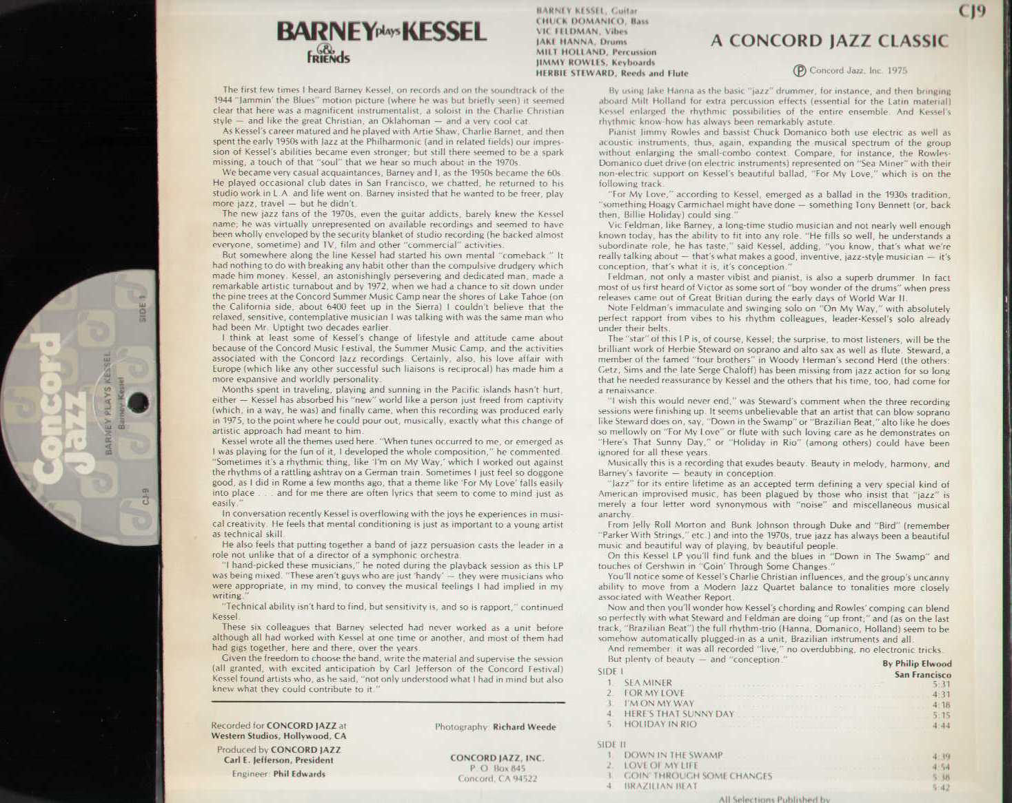 Barney Plays Kessel