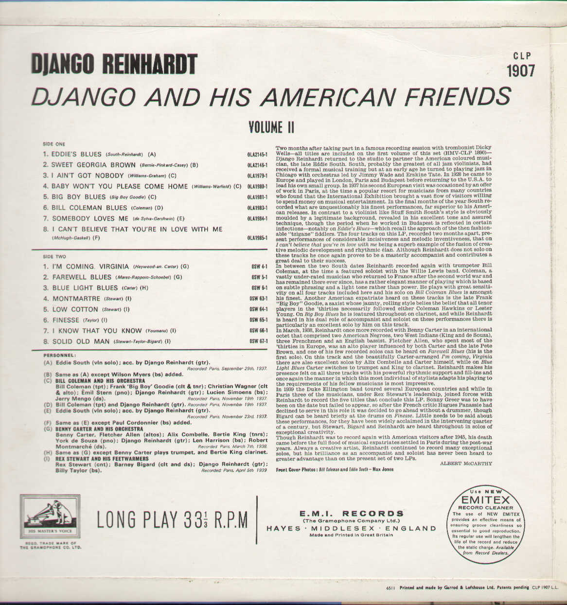 Django And His American Friends Volume 2