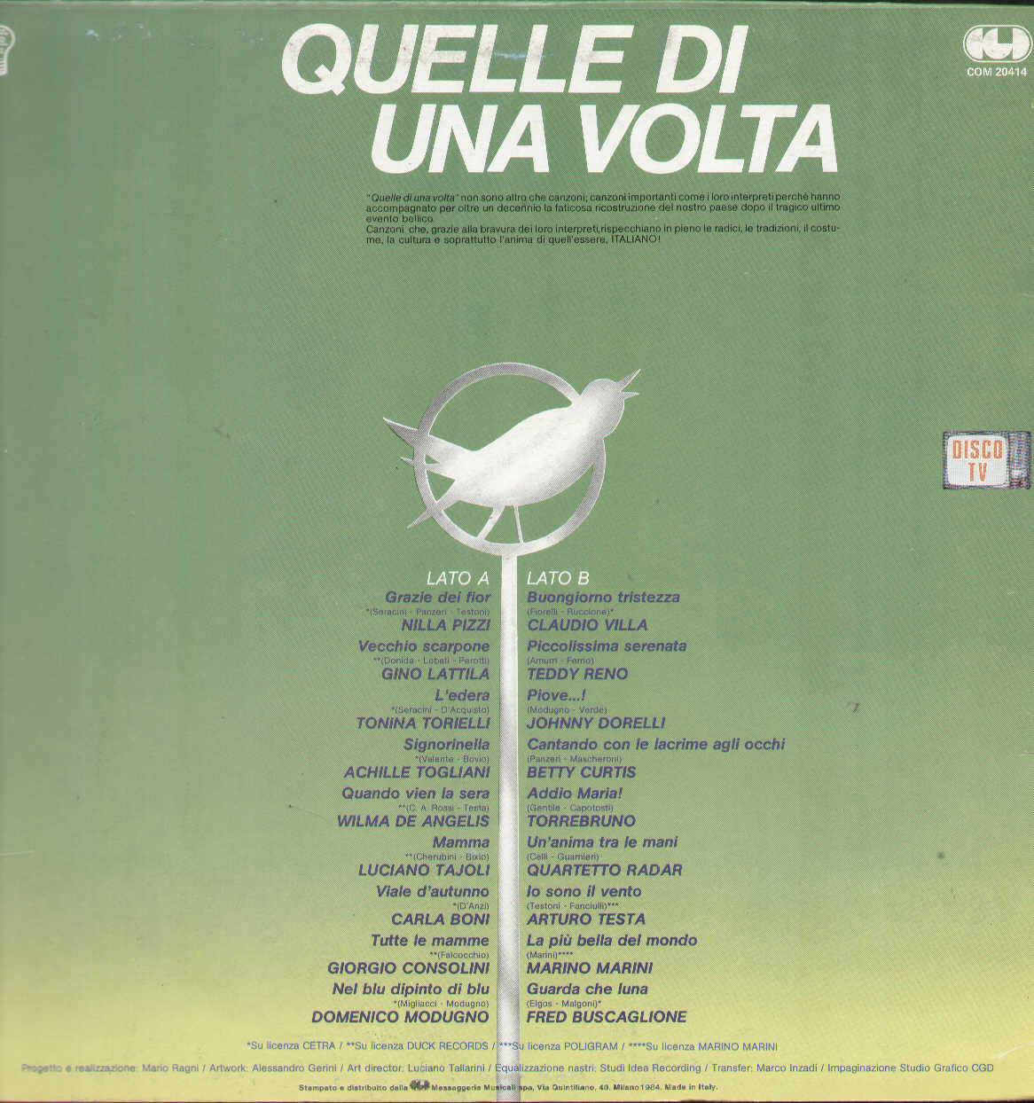 Quelle Di Una Volta