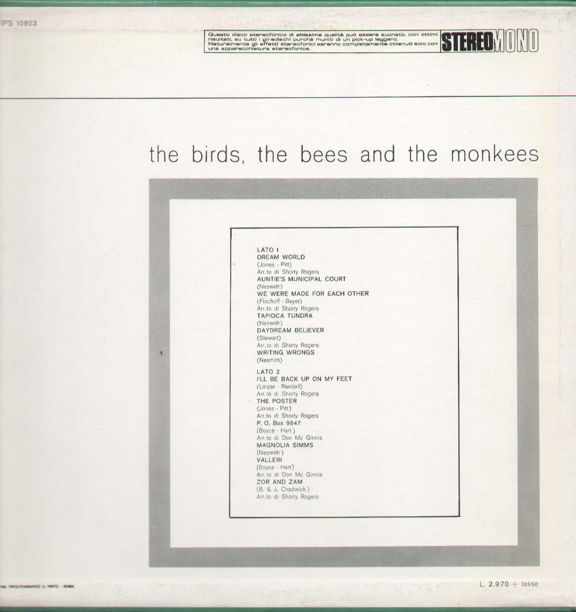 The Birds The Bees & The Monkees