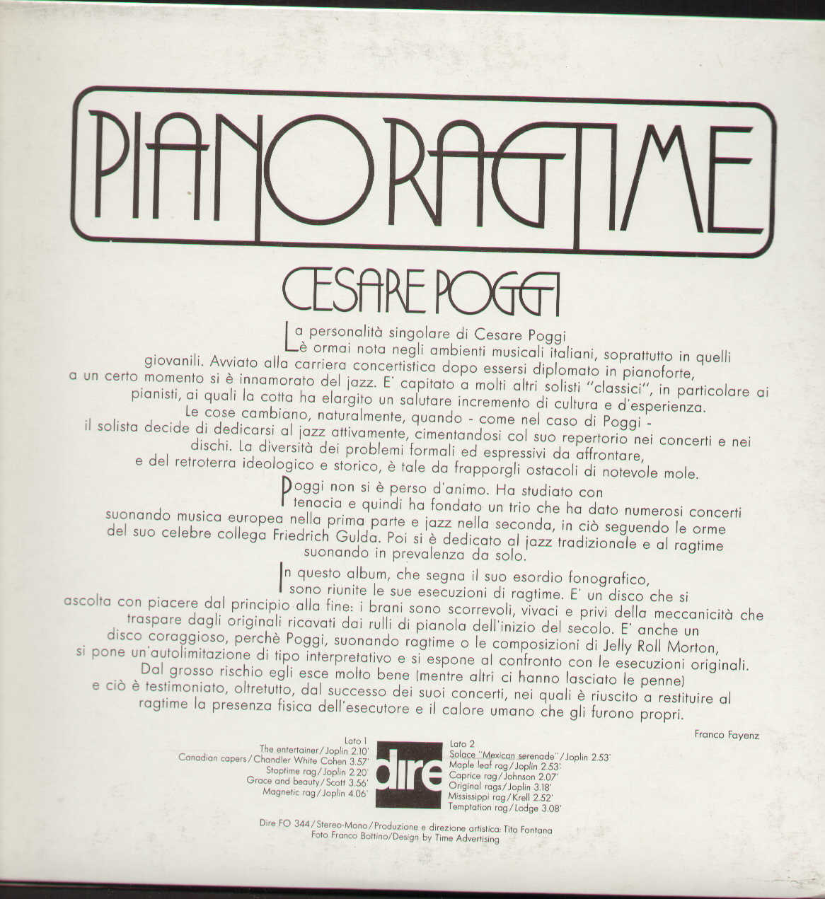 Piano Ragtime
