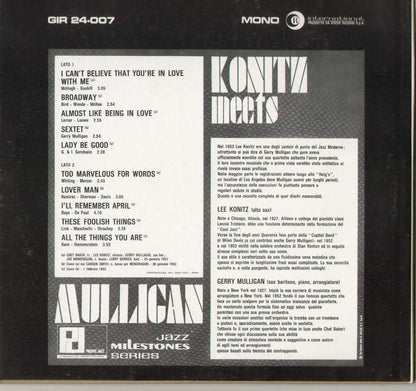 Konitz Meets Mulligan