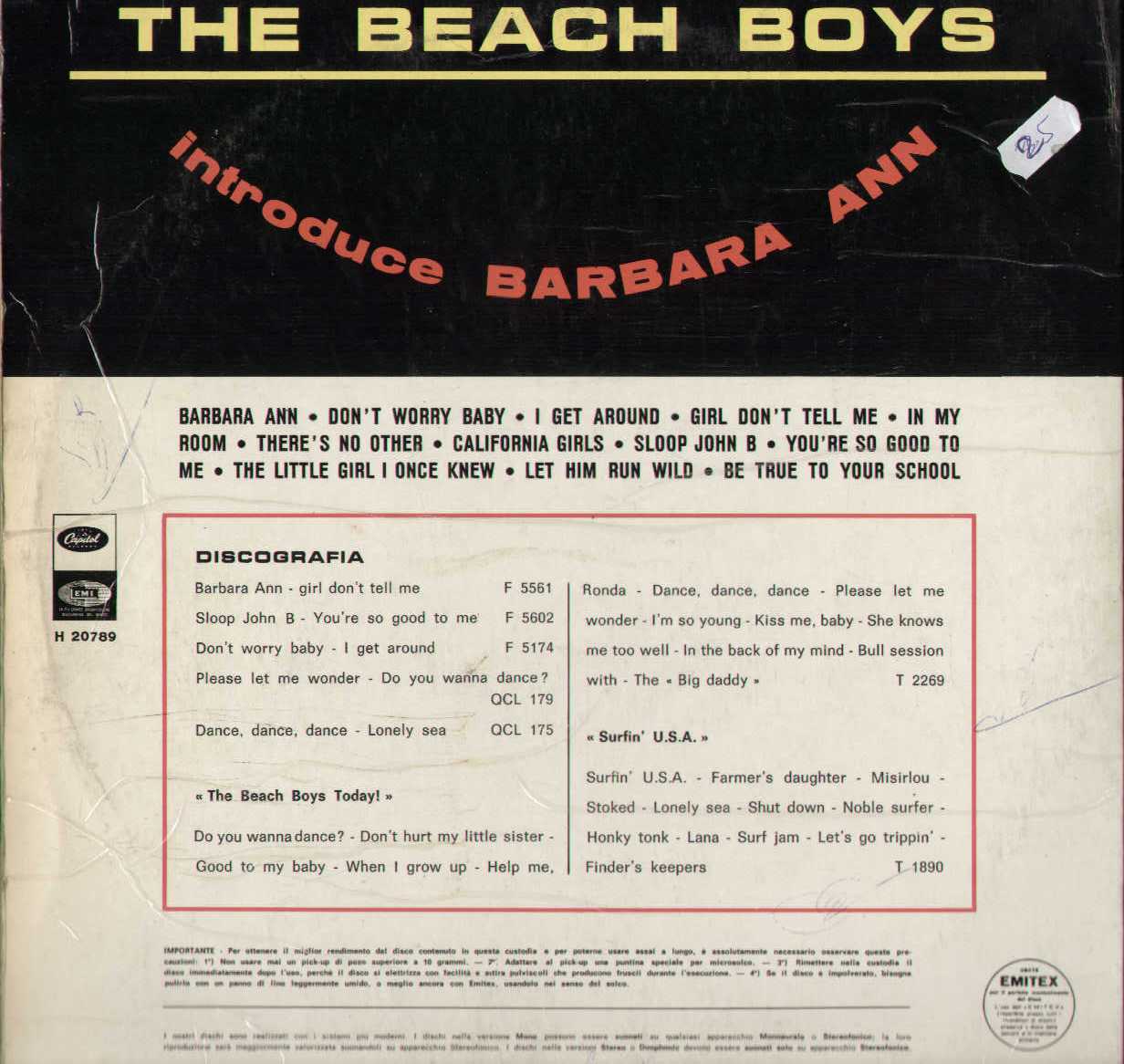 Introduce Barbara Ann