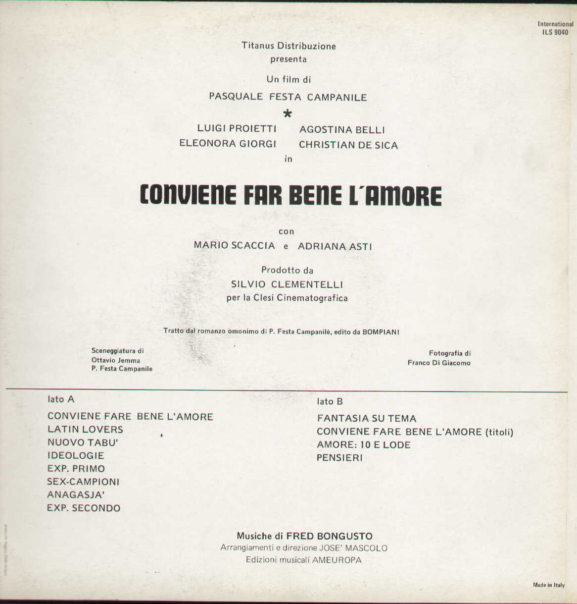 Conviene Far Bene L'amore