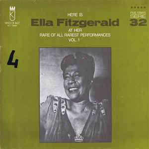 Here Is Ella Fitzgerald At Her Rare Of All Rarest Performanc