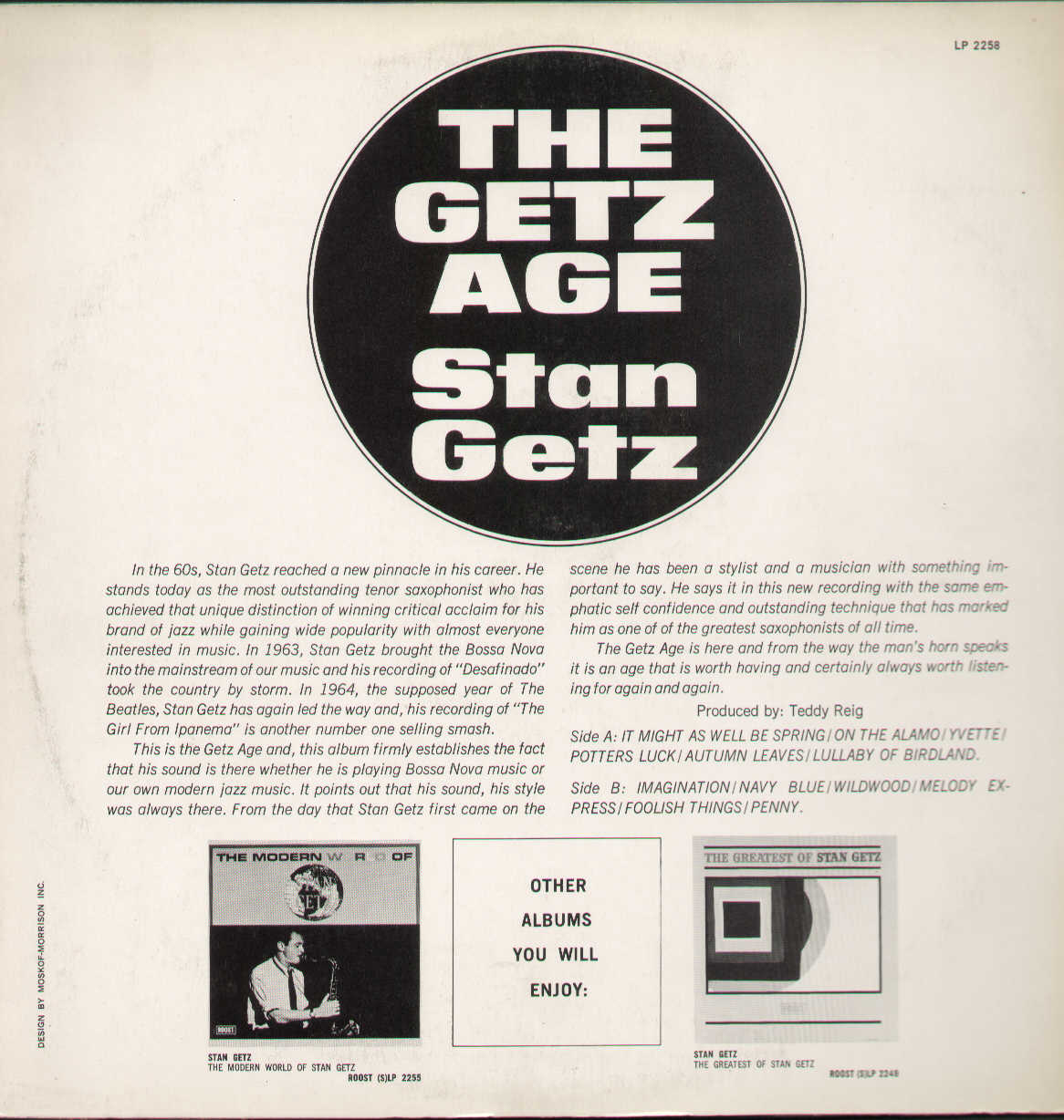Stan Getz Age