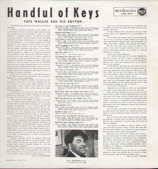 Handful Of Keys