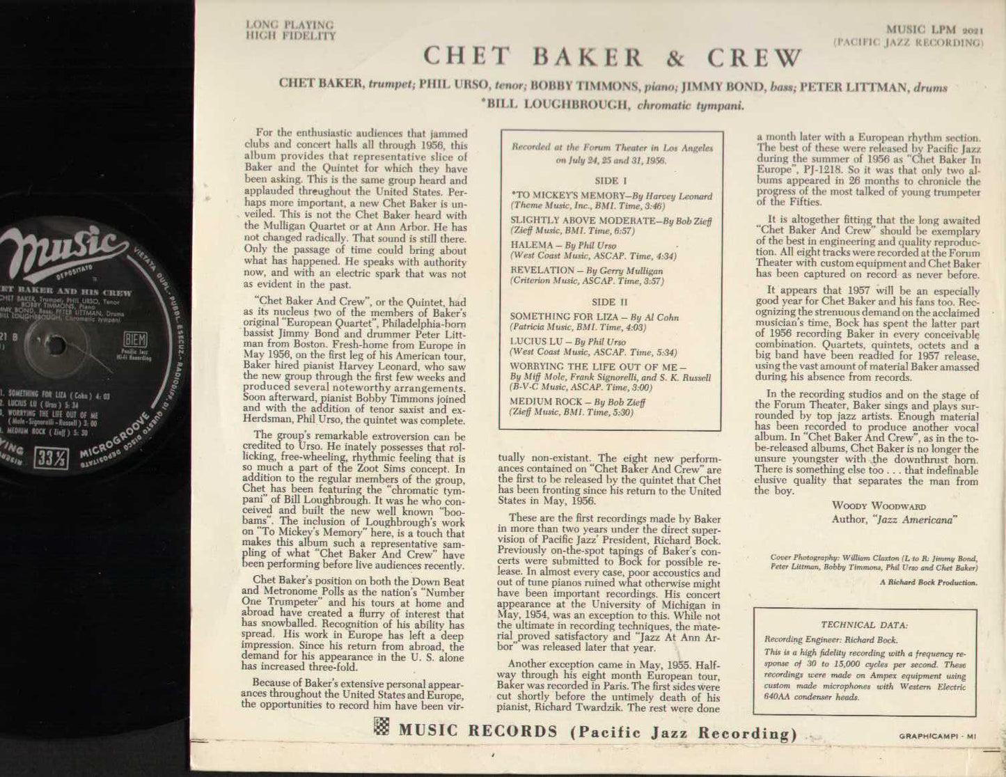 Chet Baker & Crew