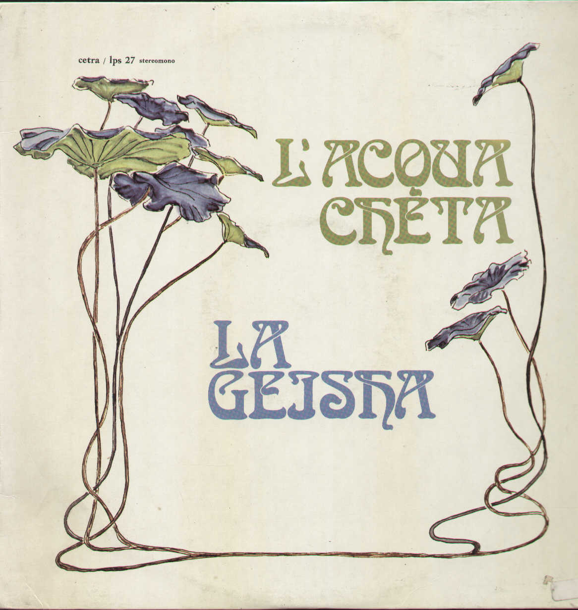 L'acqua Cheta La Geisha