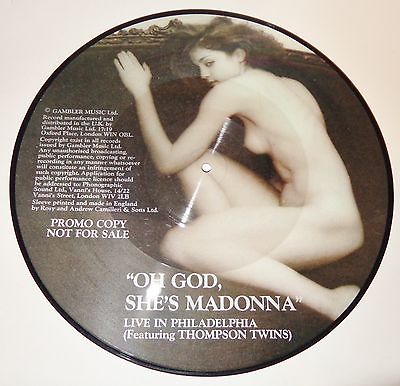 Oh God She's Madonna Picture Disc