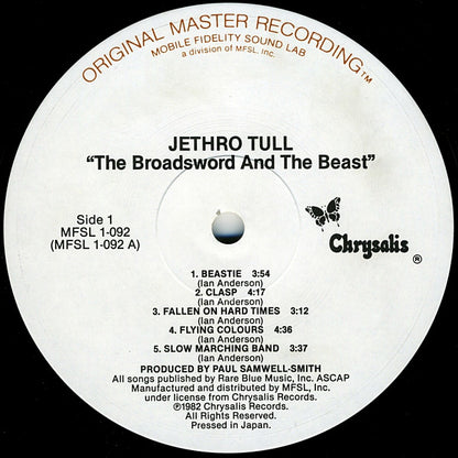 The Broadsword And The Beast Original Master Recording