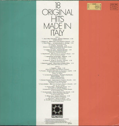 18 Original Hits Made In Italy