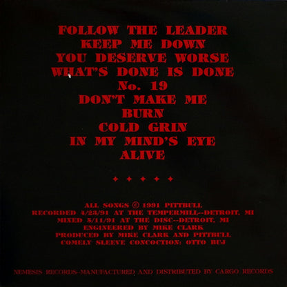 Pittbull Nem039 Limited Edition Red Vinyl