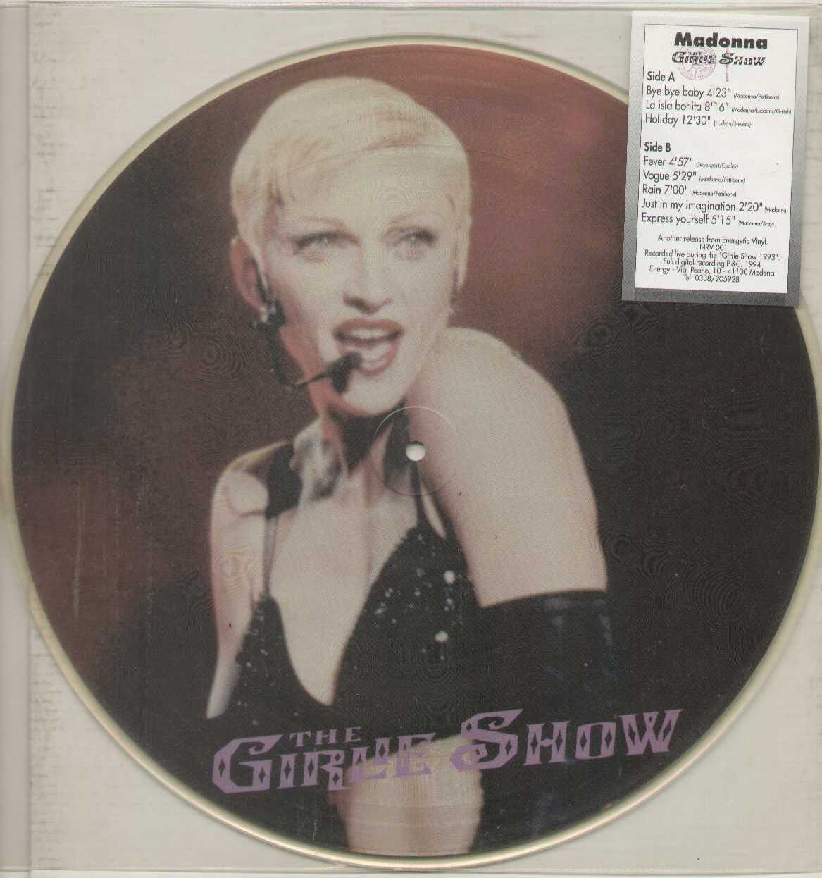 The Girlie Show Picture Disc